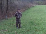 Nick in food plot seeking arrow.jpg