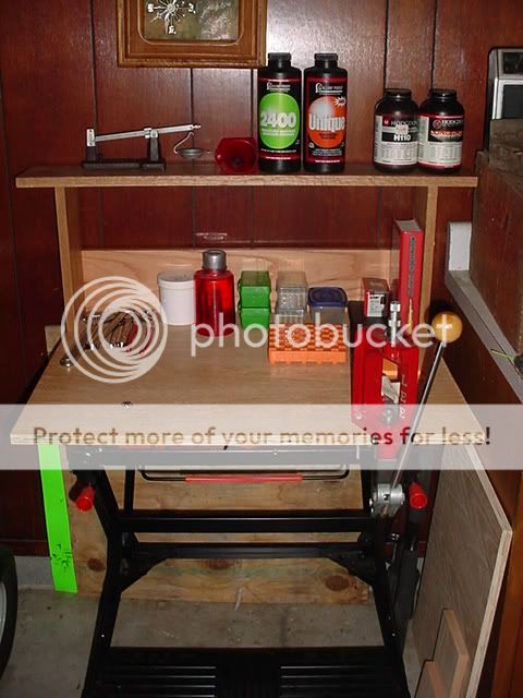portable reloading table
